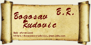 Bogosav Rudović vizit kartica